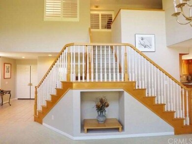 Beautiful dramatic dual entry staircase is just on
