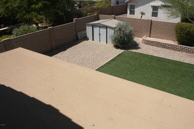 From the room looking over backyard