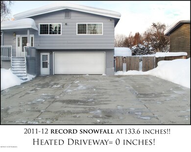 Winter Photo of Driveway