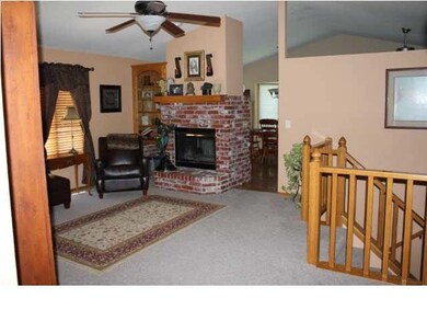 2 way wood FP w/gas start built in book shelves on