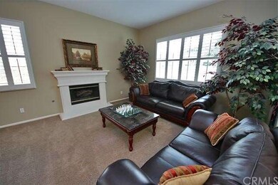 Fireplace in the formal living room