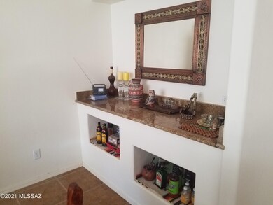 Dry Bar in Formal Dining Room