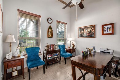 Two large windows for extra lighting and views of your beautiful  manicured lawn