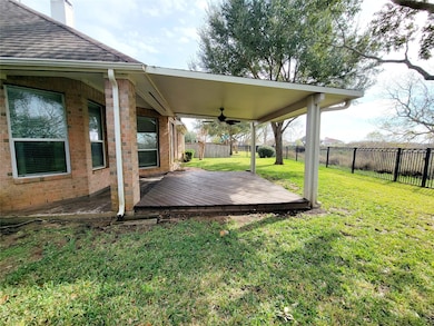Back patio, view of creek.