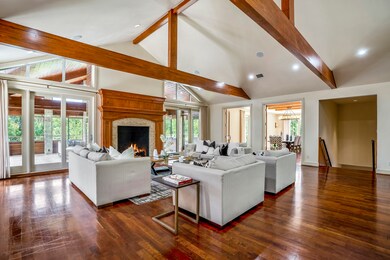 The contemporary, open floor plan is perfectly des