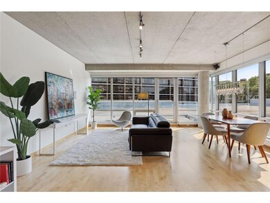 Living Space w/Large Windows