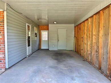 Attached carport