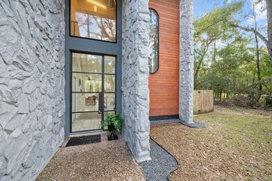 A new glass-paned door reveals the grand design th
