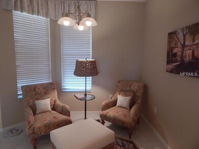 Dinette area - setup here as a cozy sitting room.