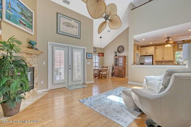 Spacious Family Room with fireplae