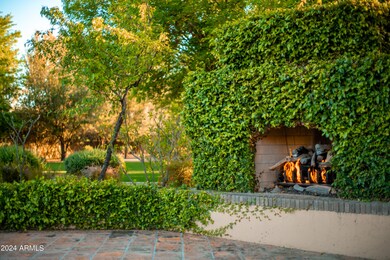 Charming Outdoor Fireplace
