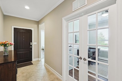 Entry to Private Office with French Doors