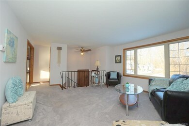 Living room is spacious enough for anyone's needs.