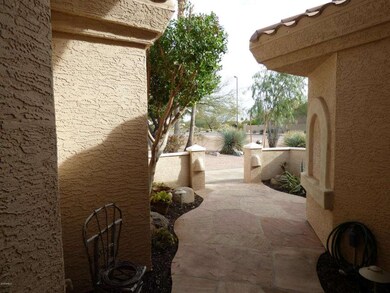 View of Courtyard from Front Door
