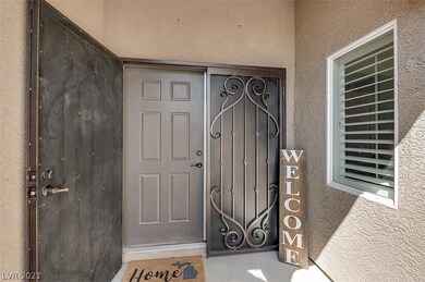 Double Door Entrance with Security Gate