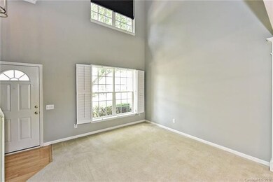 Living room with plantation shutters