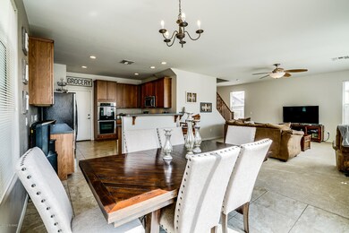 Dining Area Opens off of Kitchen and Liv
