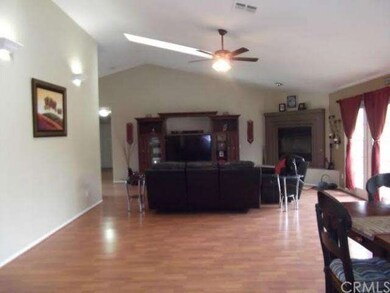 Family Room with Vaulted Ceiling 