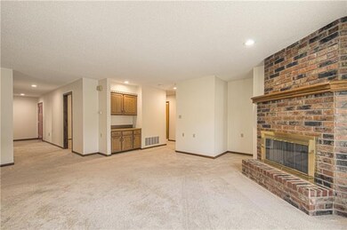 Convenient built-in cabinet in the great room