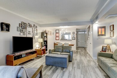 The inviting and spacious living room features 9 f