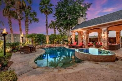 So much light at night time to enjoy a swim anytim