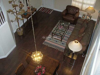 Living Room. View from the loft