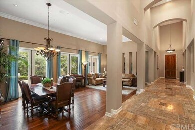 View of the Dining Room and Living Room looking to
