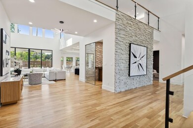 Another view from the entry captures the open and 