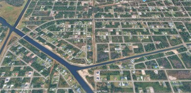 Aerial map of property and surrounding area