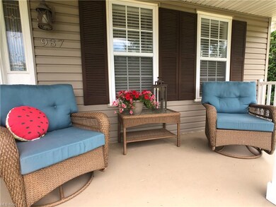 Wide and deep front porch
