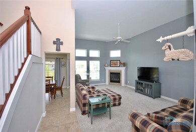 Foyer looking into great room