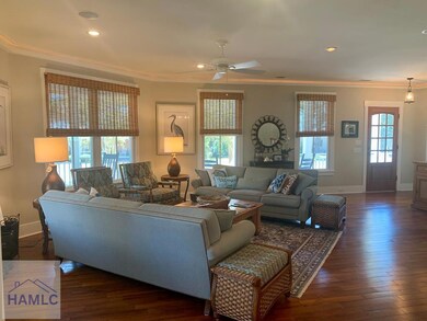 Large living room with great views