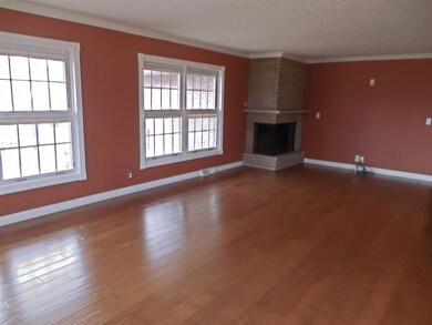 And a corner fireplace...