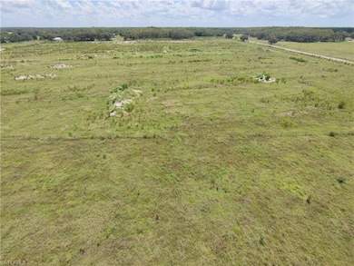Aerial view of sparsely populated area