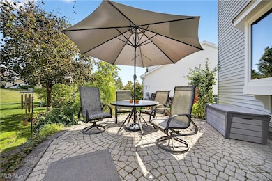 View of patio featuring outdoor dining area