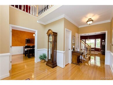 Open and airy 2-Story foyer welcomes your visitors