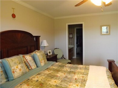 Master suite leading to huge walk in closet and master bath.