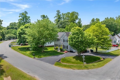 View from above of property