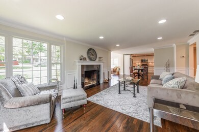 View of common areas from French doors (on west si