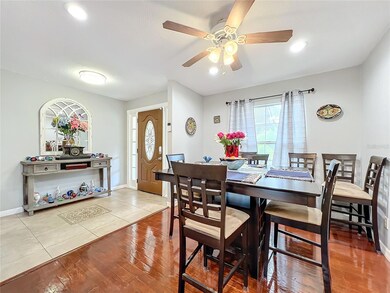 Dining room facing front entry