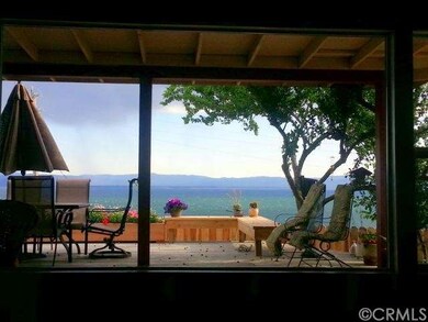 Lake view from living room