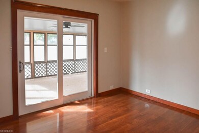 The formal dining room has a sliding door to the 3