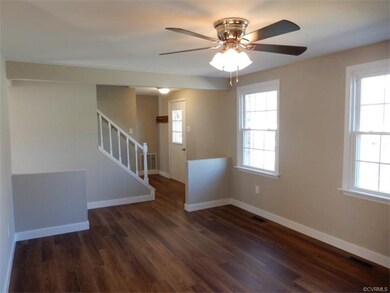 Living room to foyer