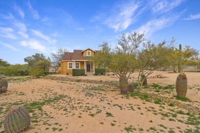 Lush desert surrounds home