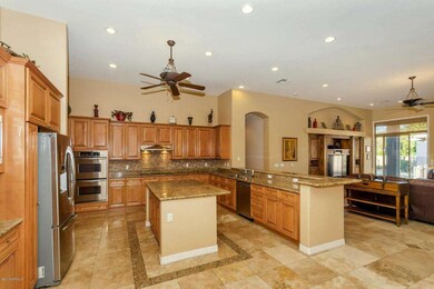Kitchen into Fam Rm