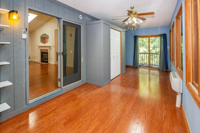 Sunroom Leads to Deck