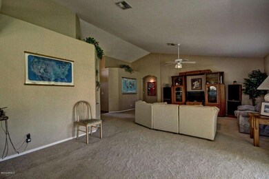 LIVING ROOM VIEW FROM DINING AREA