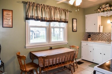 Enjoy morning coffee with views of the backyard in