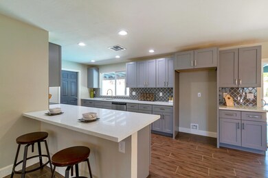 Kitchen with Shaker Style Cabinets