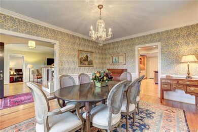 Another view of the dining room showing the handso